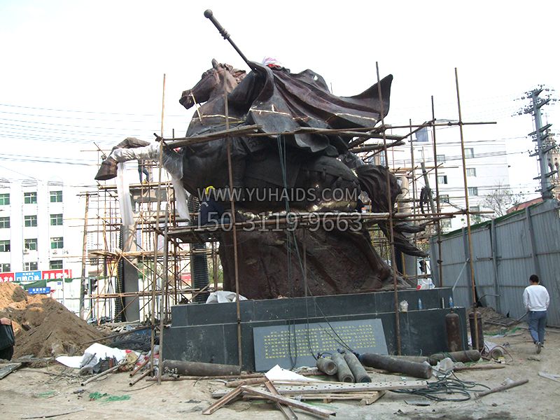 山西運城關(guān)王廟關(guān)公主雕塑拼裝焊接完成效果 山西運城關(guān)王廟關(guān)公主雕塑拼裝焊接完成效果